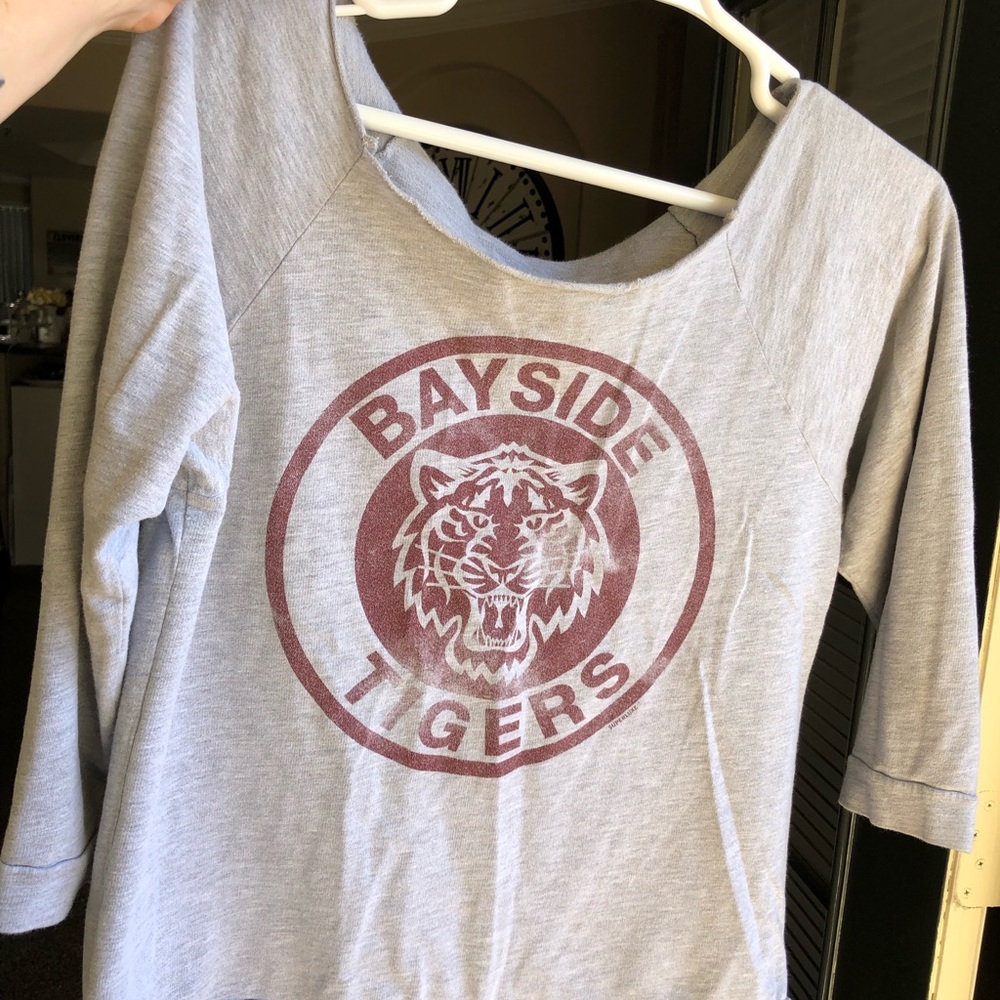 Oversized 90s saved by the bell bayside sweater